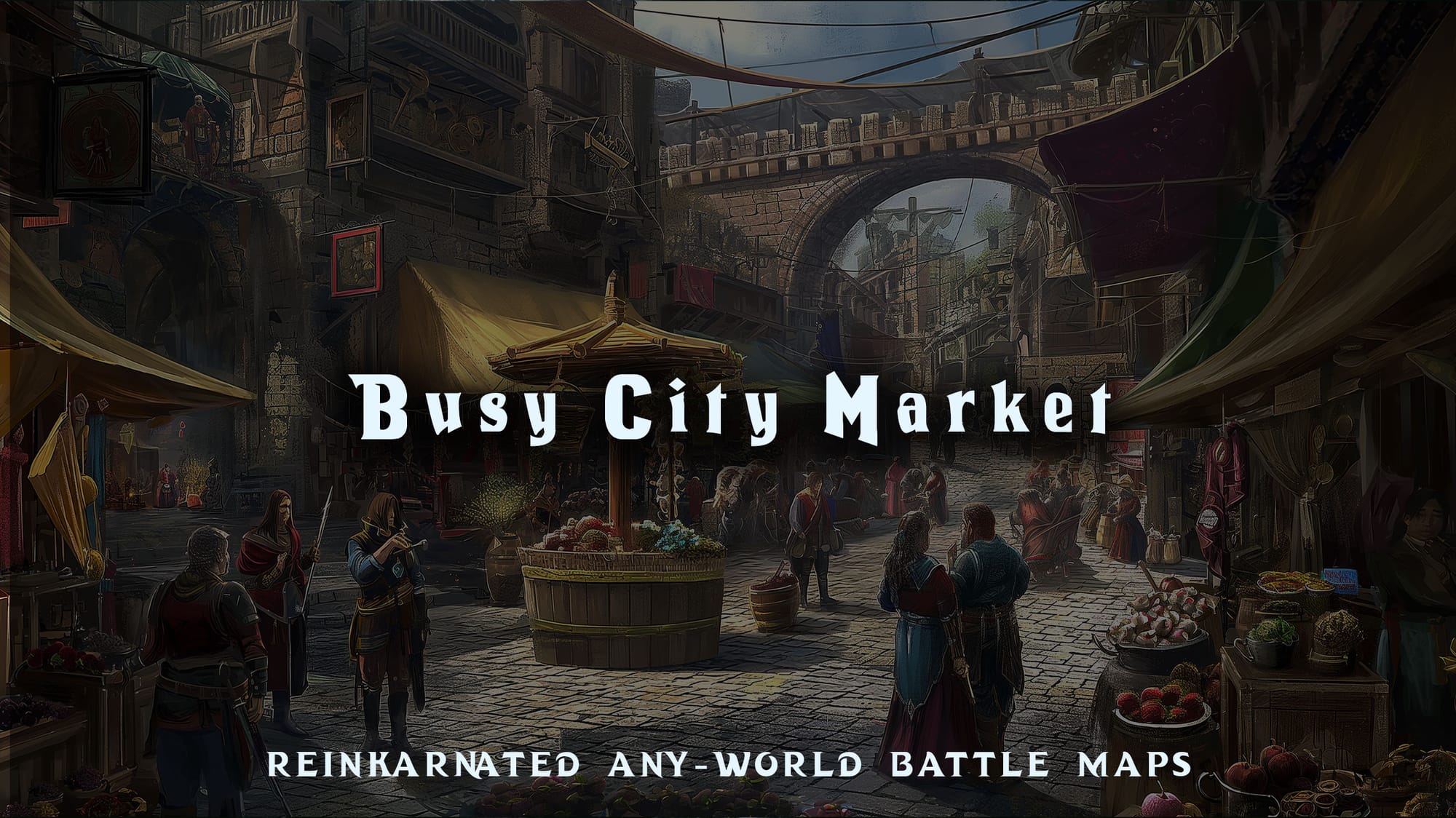 Busy City Market